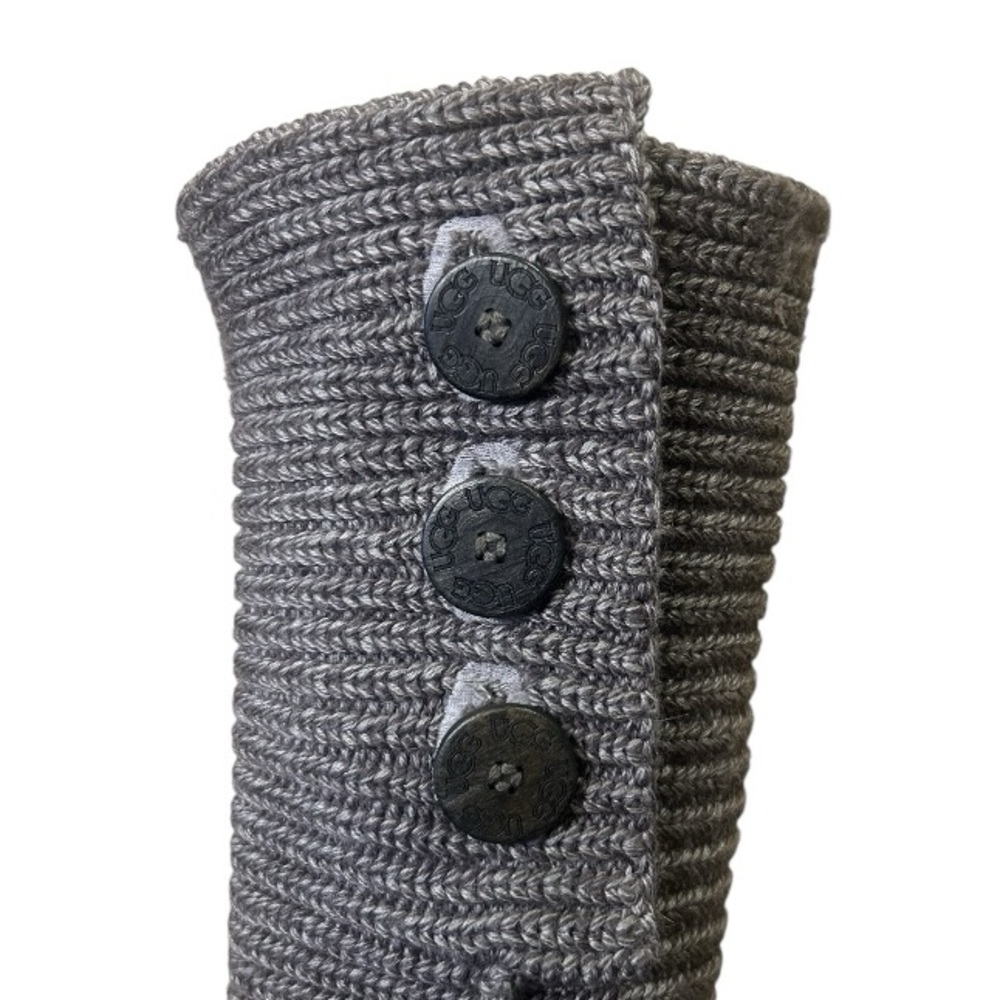 UGG Classic Cardy Boot 5819 Shearling Bootie Grey  Size 8 - Picture 11 of 11